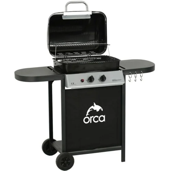 Orca Gas Grill 2 Burner 119x50.8x99.5cm - Black